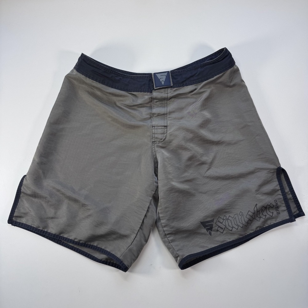 SINISTER BRAND 9.5" Ripstop Shorts MMA Muay Thai Training Fight Men32 GreenBlack